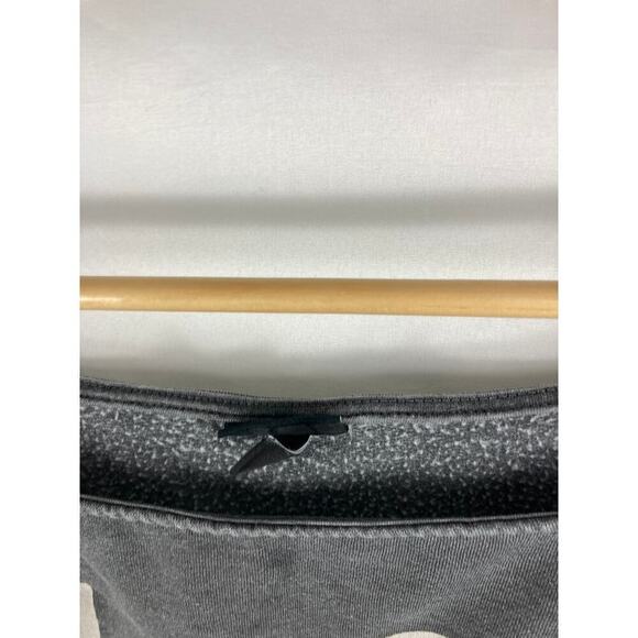 Torrid Love Football Off Shoulder Sweatshirt Grey Size 2X - Picture 2 of 3